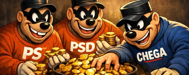 Dois candidatos do sistema! O segundo quer meter a mão no pote!